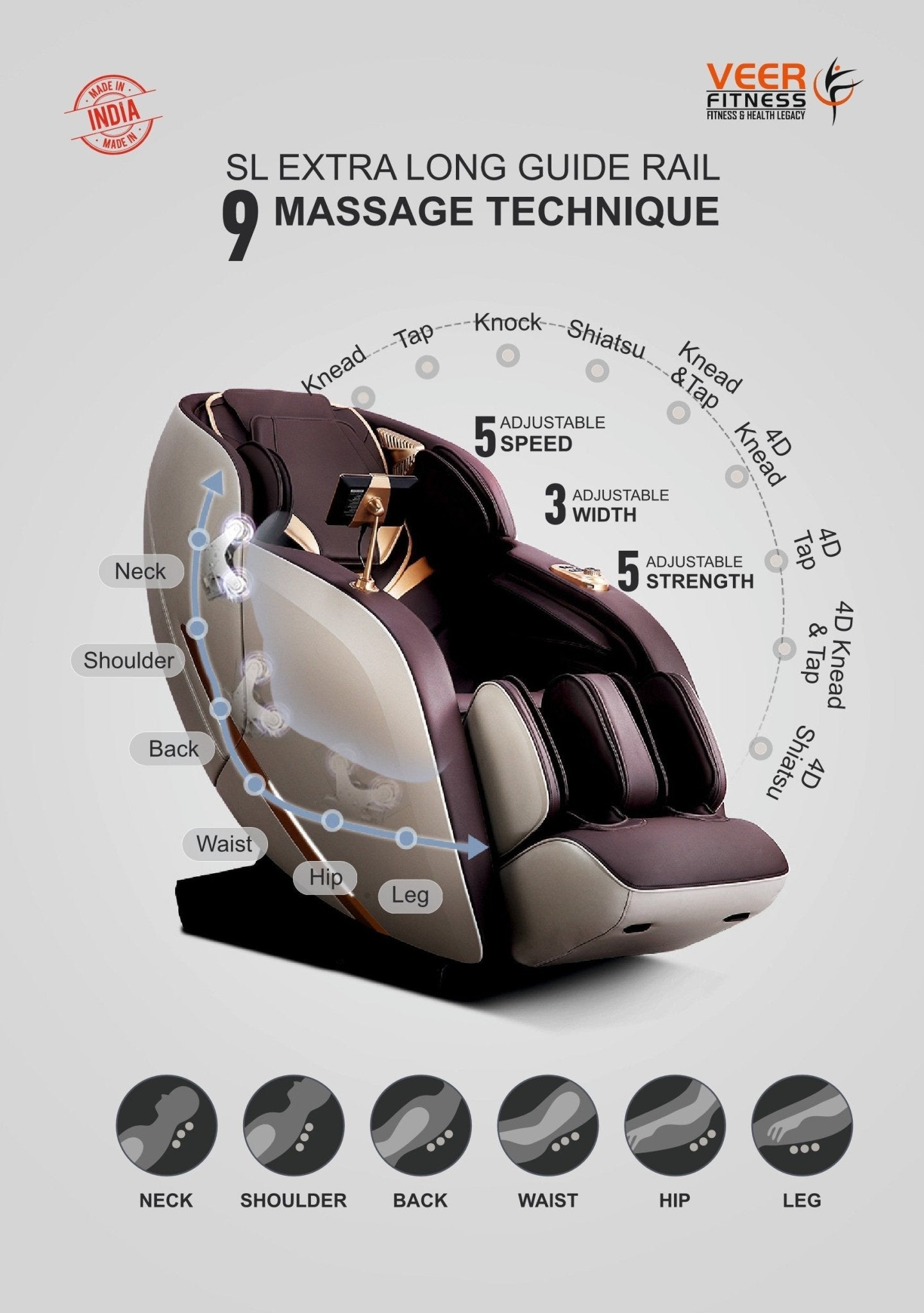 VF - 09 Massage Chair - Veerfitness